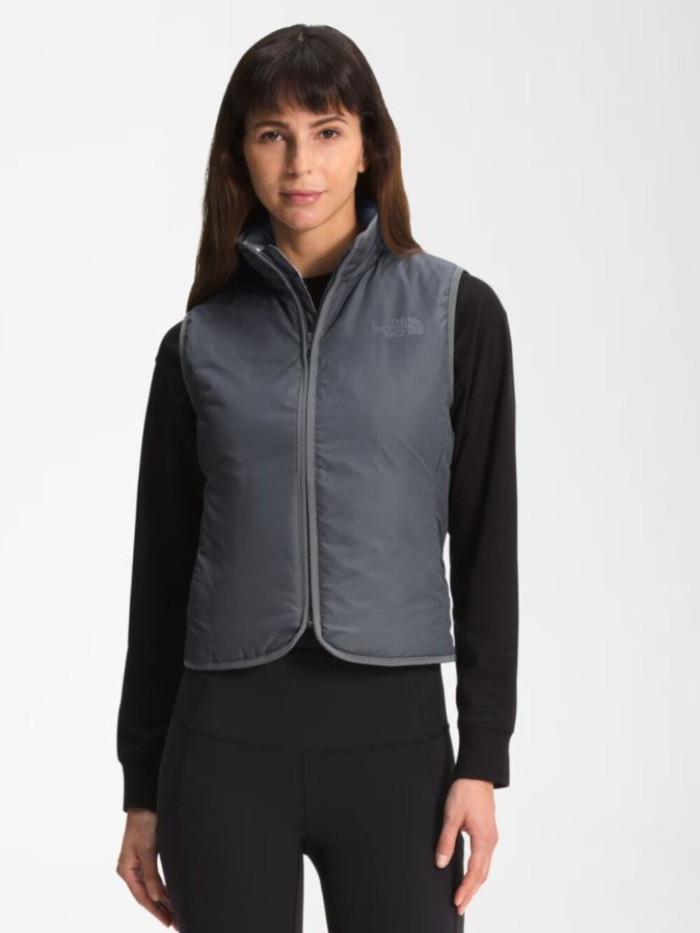 The North Face Womens Standard Insulated Vest- Vanadis Grey